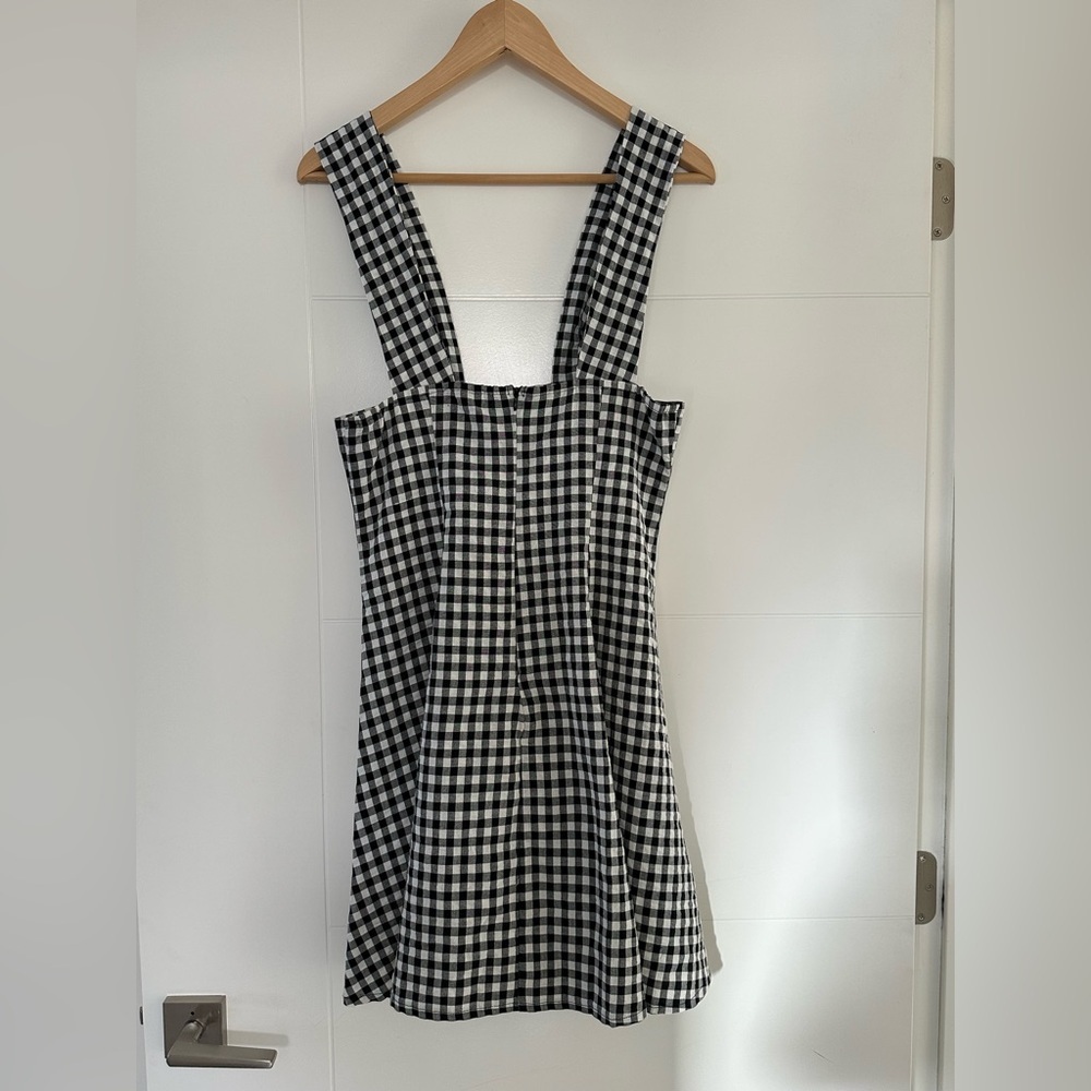 BNWT Papillon B&W Gingham Dress, size medium. - Picture 4 of 8